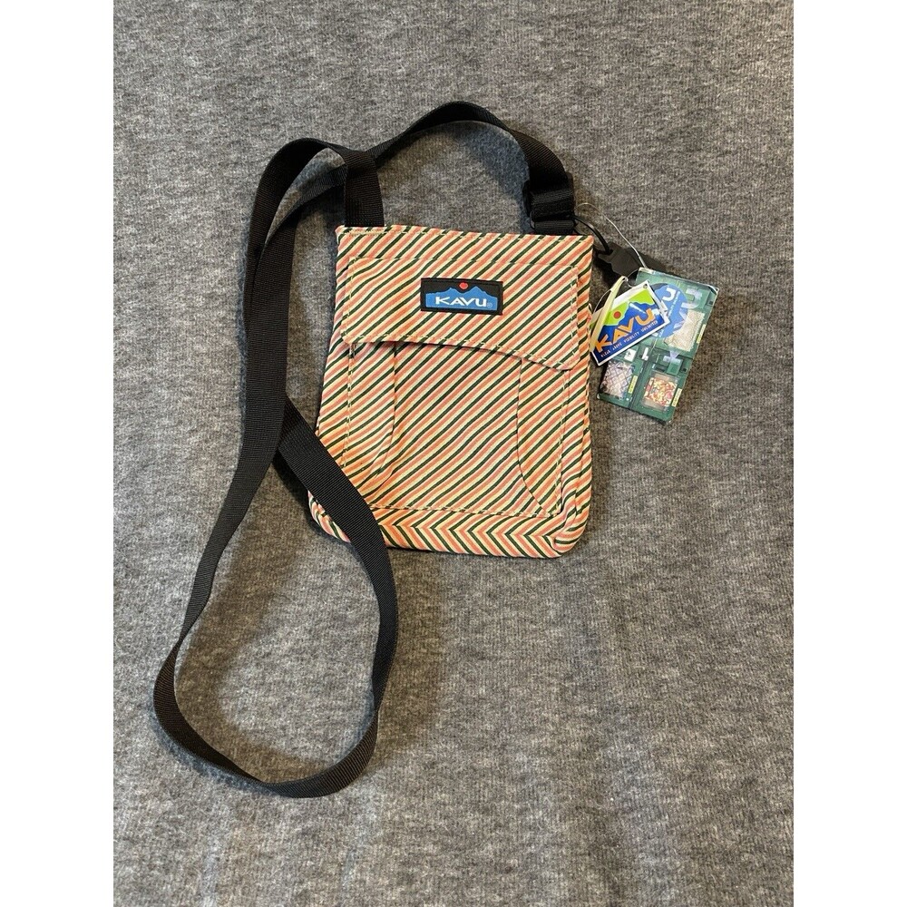Kavu Crossbody purse Striped NWT